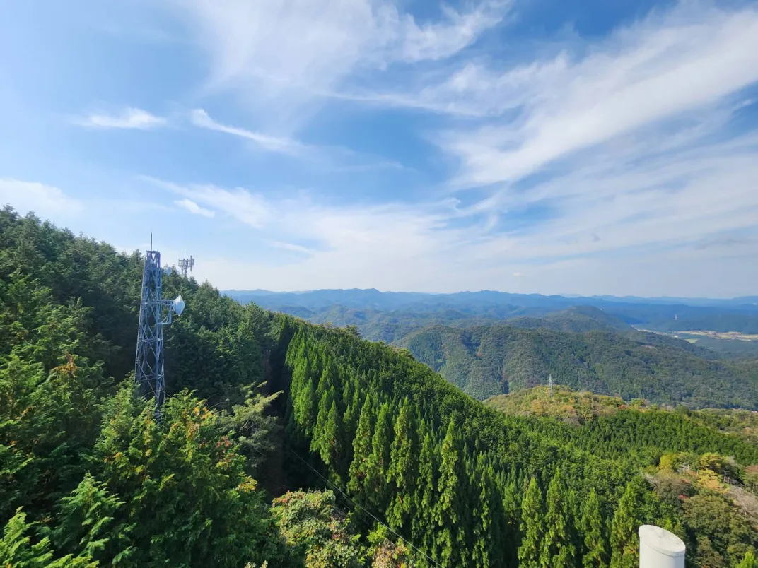 鉄塔の上からの景色